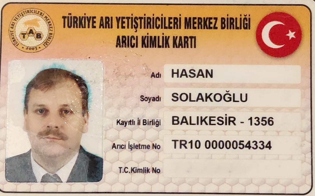 Arıcı Kimlik Kartı